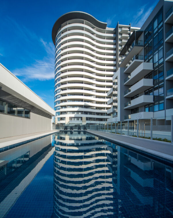 Altitude apartment residents have access to a private pool.